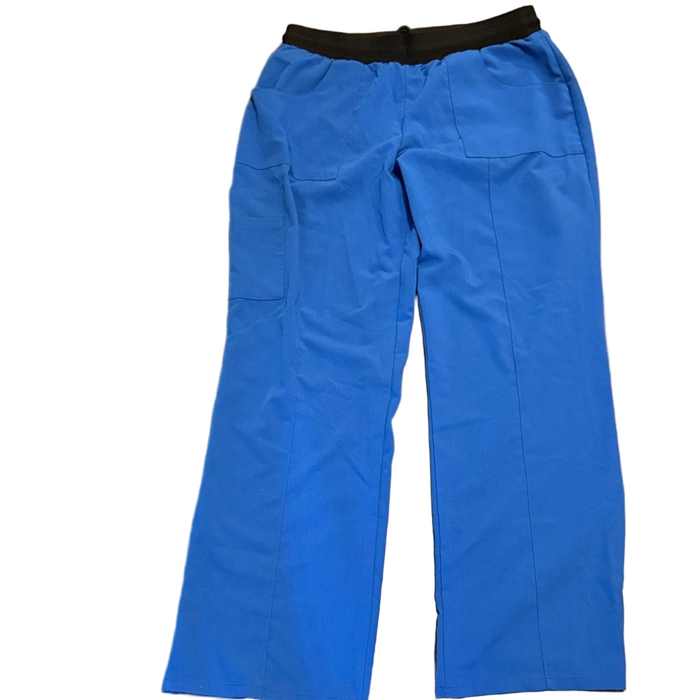 Women's Blue Straight Leg Scrub Pants